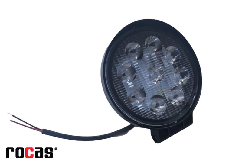 LED YUVARLAK 9 LEDLİ ÇALIŞMA LAMBASI 27W -11,5CM