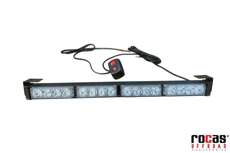 LED BAR ÇAKAR LAMBA (TURUNCU-BEYAZ) 46CM